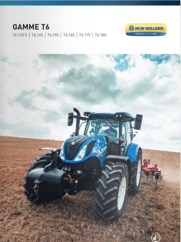 New Holland Gamme T6